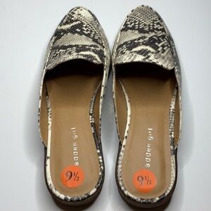 Madden Girl Snakeskin Pattern Flats
